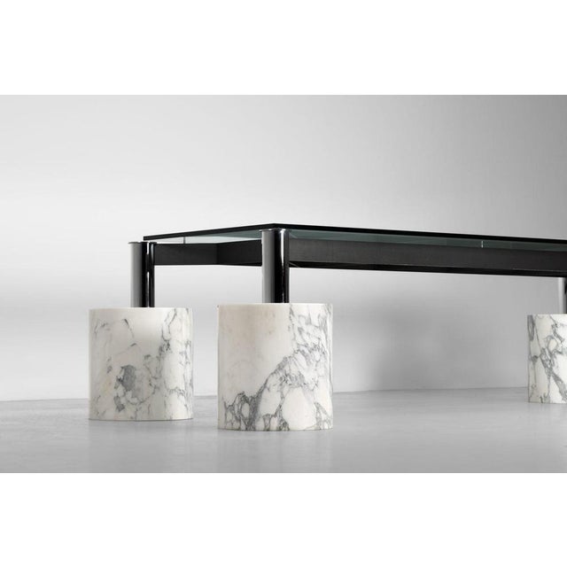 An absolutely astonishing one of a kind table, conceived by a Swiss architect in the 1980s whose name has been lost, yet...