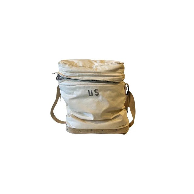 1950s Vintage Military Mail Bag For Sale - Image 5 of 5