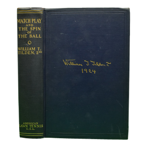 "Match Play and the Spin of the Ball" 1925 Tilden, William T. 2nd