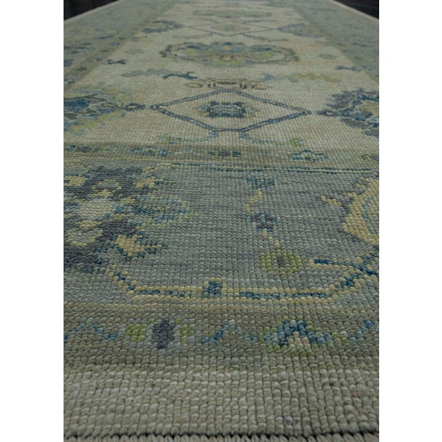 Early 21st Century Turkish Oushak Rug 5'1" x 9'11" #18036 For Sale - Image 5 of 8