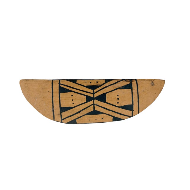 Tribal Vintage Mehinaku Tribe Spatula for Spreading Manioc Dough Xingu Brazil 15" W For Sale - Image 3 of 6