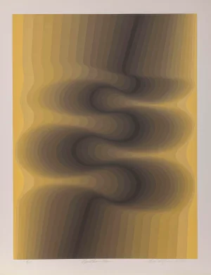 Marathon Man, Roy Ahlgren Screenprint, Signed, Numbered, Dated, and Titled in Pencil