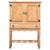 Small Brutalist Oak Cabinet with Brass Handles, Denmark, 1960s For Sale - Image 14 of 14