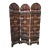 1960s Tiki Chateau Hand Carved Cedar Wood Screen or Room Divider by Witco For Sale