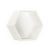 Transitional Chelsea House Honeycomb Wall Box in White For Sale - Image 3 of 3