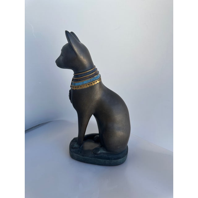 Neoclassical Egyptian Bastet Cat Figure For Sale - Image 3 of 10