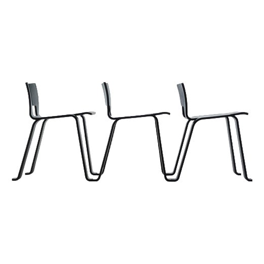 Ombra Tokyo Chairs in Oak by Charlotte Perriand for Cassina, Set of 3 For Sale