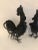 Hand Forged Iron Rooster Sculptures -A Pair For Sale - Image 9 of 12