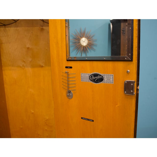 Vintage Art Deco Oak Wardrobe from Compactum, 1930s For Sale - Image 10 of 14