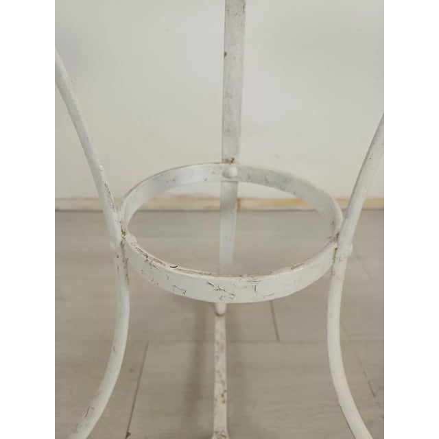 Perforated Metal Garden Table, 1920s For Sale - Image 10 of 13