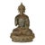 Antique Tibetan Bronze Buddha Shakyamuni With High Crown For Sale