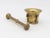 Brass Antique Vintage Brass Mortar and Pestle For Sale - Image 8 of 8