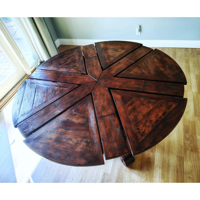 Wood Theodore Alexander Jupe Table For Sale - Image 7 of 11