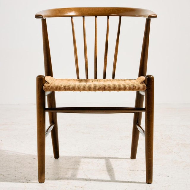 Beech 24GT Chair by Illum Wikkelsø for Niels Eilersen, 1960s For Sale - Image 4 of 18