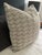 Contemporary Diamond Jacquard Chenille Decorative Pillow Euro Sham Cover For Sale - Image 3 of 5