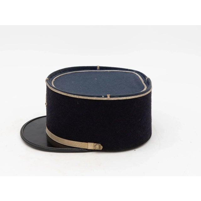 A rare French Military Academy Officer's hat or cap from the 1970s. These special and unique hats are part of the uniform...