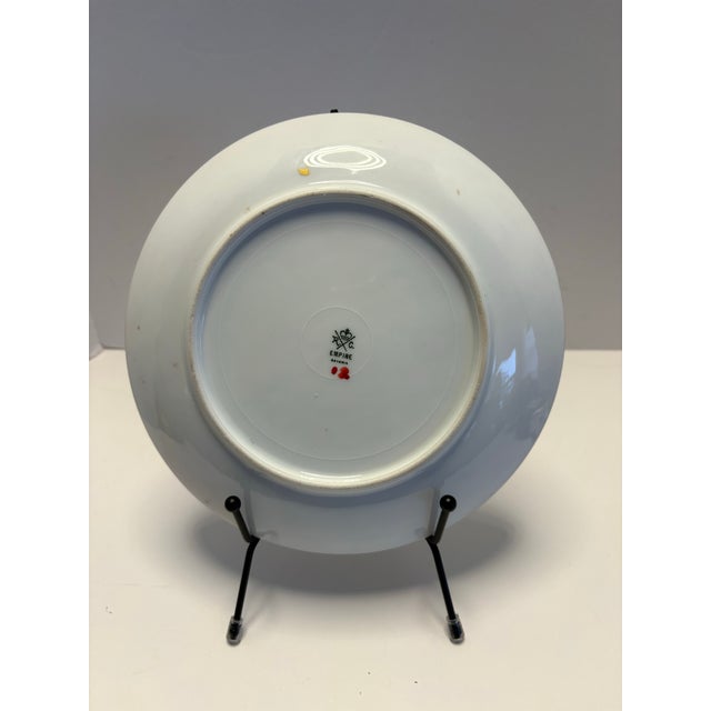 An elegant early 20th-century Empire Bavaria cabinet plate by Rudolf Wachter & Co., Germany. This piece features a...