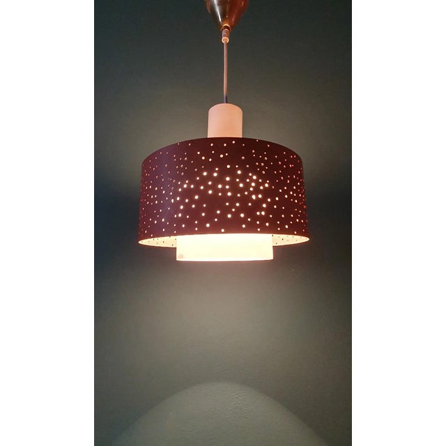 Metal Mid-Century Modern Pendant Lamp by Ernest Igl for Hillebrand, 1950s For Sale - Image 7 of 8