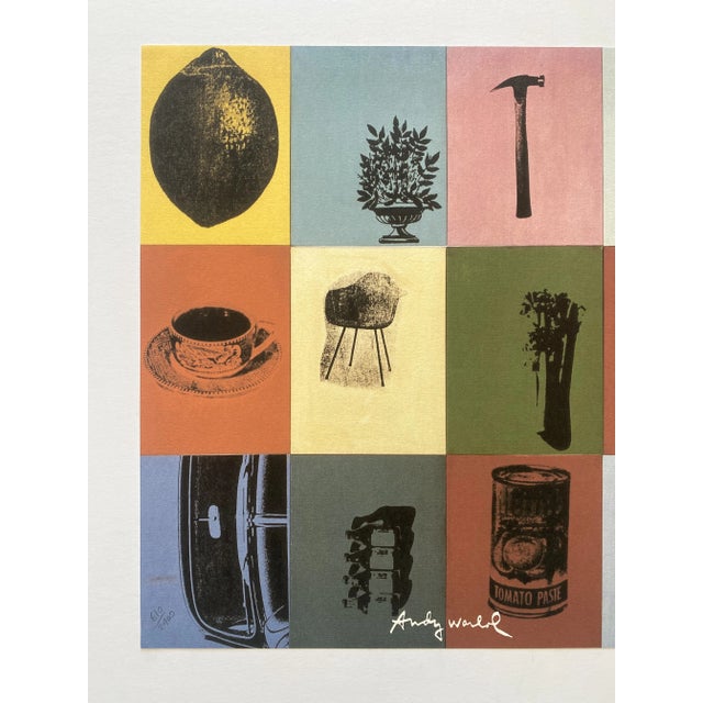 Andy Warhol Andy Warhol Vintage 1986 Limited Edition Large Fine Art Lithograph Print " Corporate Trade Ad : Container Corporation of America " 1963 For Sale - Image 4 of 12