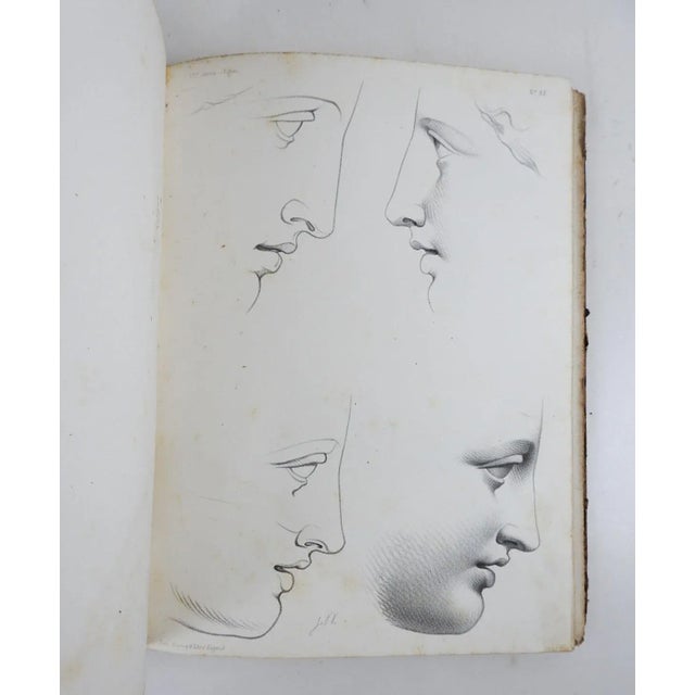 Black Antique 1876 Art Instruction Book in Spanish For Sale - Image 8 of 9