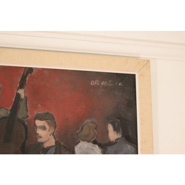 Otto Olsen, Untitled, 1958, Oil on Canvas For Sale - Image 4 of 11