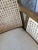 Brass Wood and Cane Bar Stools (Set of 3) For Sale - Image 8 of 13
