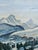 Harald Tillberg, Snowy Alpine Landscape, Oil on Canvas For Sale - Image 4 of 18