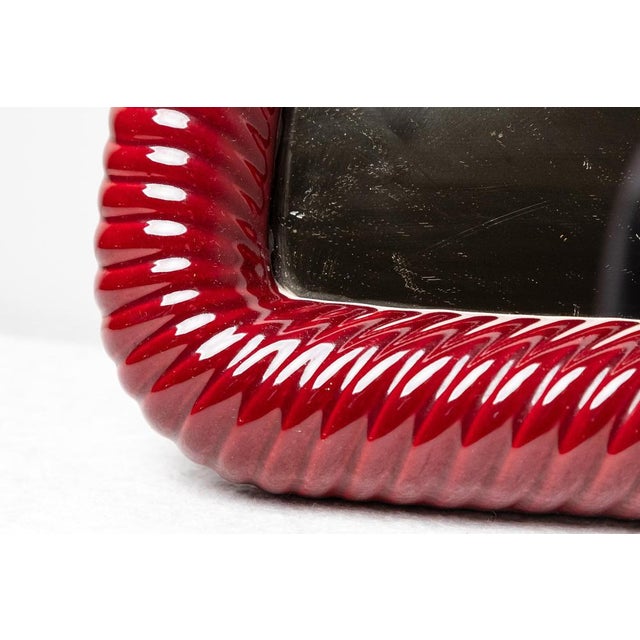 Segmented Mirror in the style of Tommaso Barbi, 1970s For Sale - Image 4 of 7