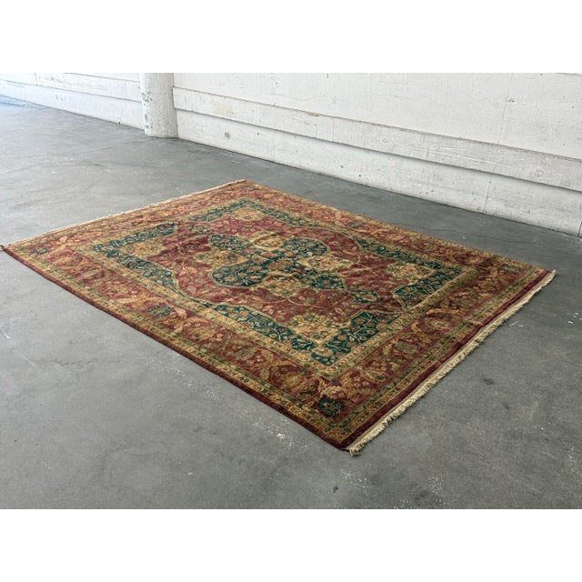 Traditional 8ft2in × 10ft2in Sultanabad Design Wool Area Rug For Sale - Image 3 of 12