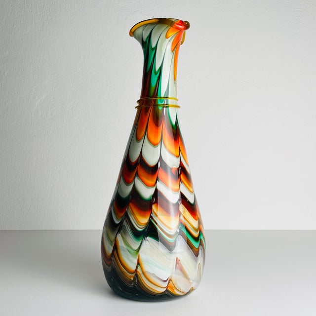 Vintage Italian Murano Vase, 1970s For Sale - Image 4 of 13