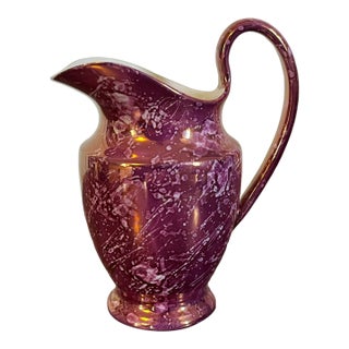 Antique 19th Century English Regency Wedgwood Pink Luster Cream Jug For Sale