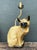Vintage Glazed Ceramic Siamese Cat Lamp For Sale In West Palm - Image 6 of 12