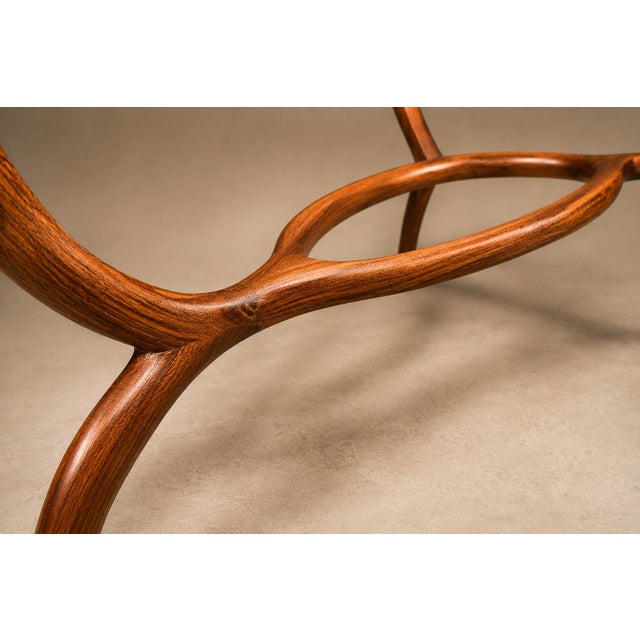 Egg Coffee Table in Caviuna Wood & Glass by Giuseppe Scapinelli, Brazil, 1950s For Sale - Image 17 of 18
