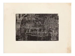 Eduardo Paolozzi - the Garden - Original Etching - 20th Century