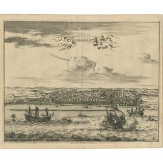 Van Der Aa, Print of Bantam, 1725, Paper For Sale