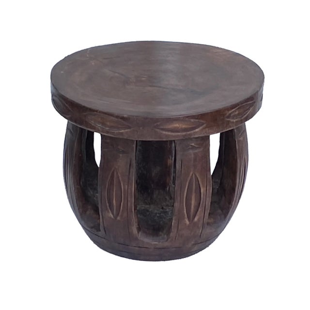 Vintage African Baga Low Stool Guinea-Bissau For Sale - Image 4 of 7