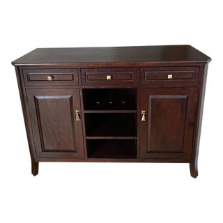 Crate & Barrel Cabria Sideboard Buffet Server Credenza Cabinet For Sale