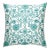The House of Scalamandré Ornamental Gate Pillow, Celadon For Sale