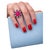 Bochic “Capri” Vintage Blue Sapphire, Ruby & Rose Cut Topaz 18K Gold & Silver For Sale - Image 4 of 12
