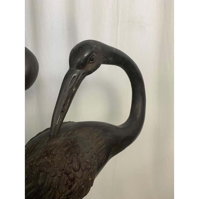 East Asian Cranes, Set of 2 For Sale - Image 5 of 8