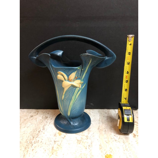 Well preserved Roseville two handle vase