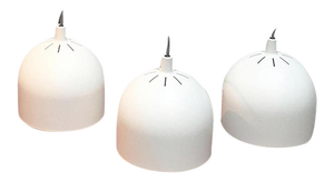 Mid-Century German Space Age White Pendant Lamp from Staff Leuchten