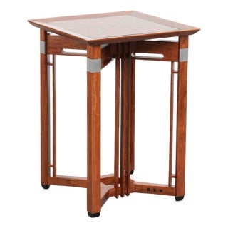Art Deco Side Table with Removable Top by Schuitema from the Decoforma Series For Sale