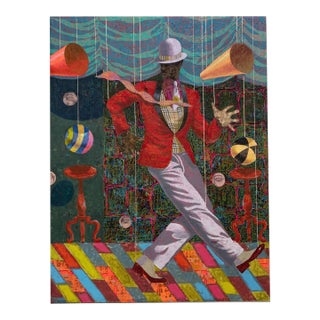 Derek Fordjour "Strwmn" Print by Juxtapoz Magazine For Sale