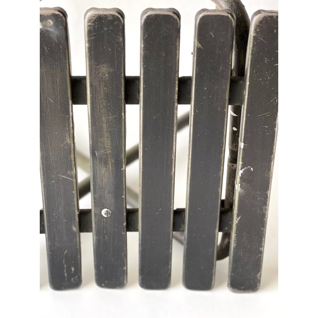 1970s Industrial Folding Metal Chair, 1970s For Sale - Image 5 of 18