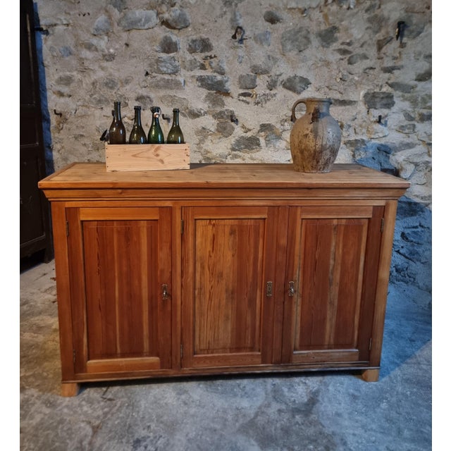 Vintage French Pine Sideboard, 1930s For Sale - Image 10 of 18
