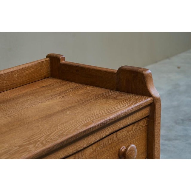 Cabinet with Drawer in Oak from Kunstmeubelen De Puydt, Belgium, 1960s For Sale - Image 3 of 11
