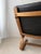 Mid-Century Modern Plywood Chair in Black Leather, 1970s For Sale - Image 9 of 11
