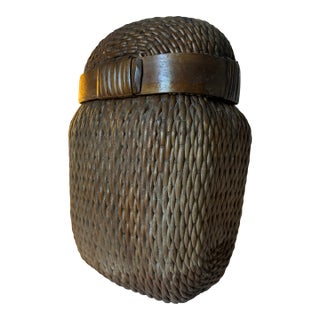 Antique Chinese Fishing Basket For Sale