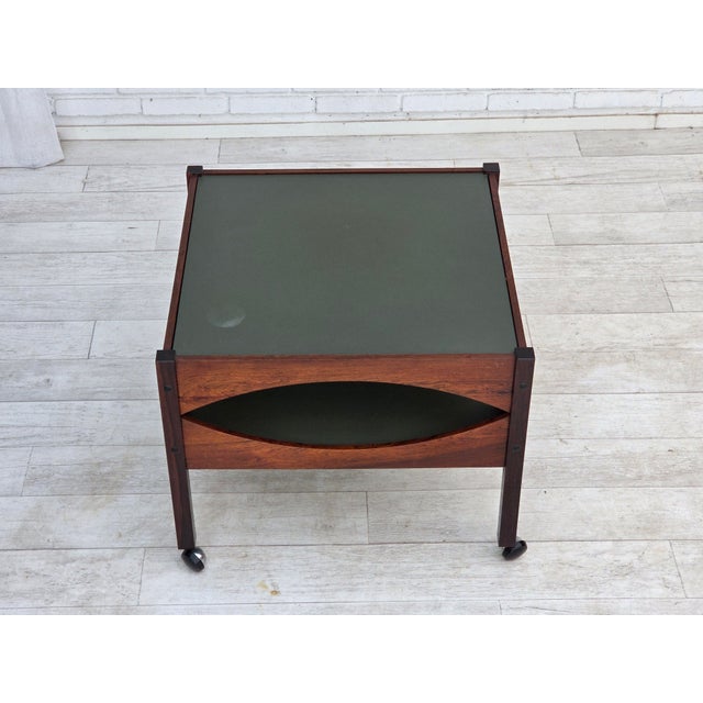 Danish Modus Side Table in Teak by Kristian Vedel for Søren Wiladsen, 1974 For Sale - Image 11 of 16